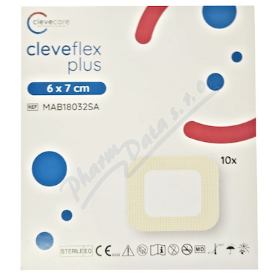 Clevecare Cleveflex Plus silikon.krytí 6x7cm 10ks