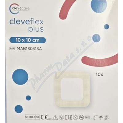 Clevecare Cleveflex Plus silik.krytí 10x10cm 10ks