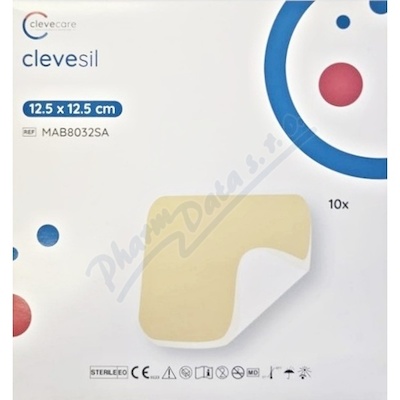 Clevecare Clevesil sil.pěn.krytí 12.5x12.5cm 10ks