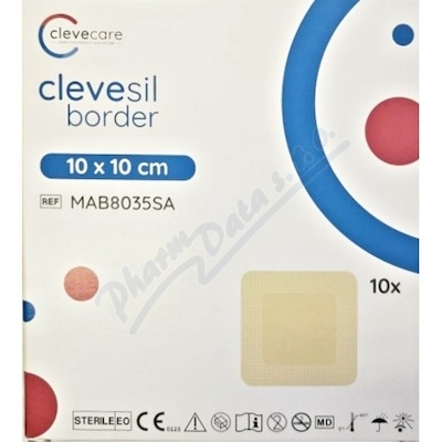 Clevecare Clevesil Border sil.pěn.kr.10x10cm 10ks