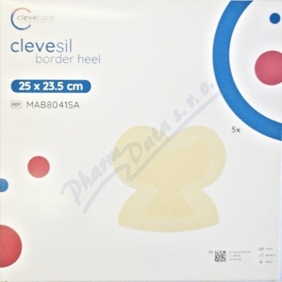 Clevecare Clevesil Border Heel krytí 25x23.5cm 5ks