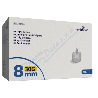 Embecta Jehly pro injekční pera 8mm 30G 100ks