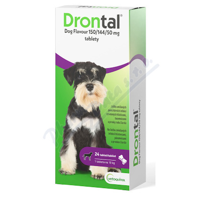 Drontal Dog Flavour 150/144/50mg tbl.24