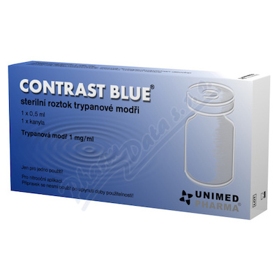 Contrast Blue st.rozt.tryp.modři 1x0.5ml+1xkanyla