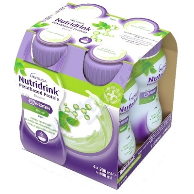 Nutridrink PB Protein př.hrášek/máta 4x200ml