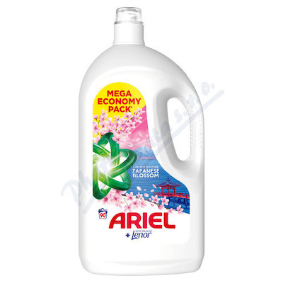 Ariel+Lenor Japanese Blossom prací gel 4050ml