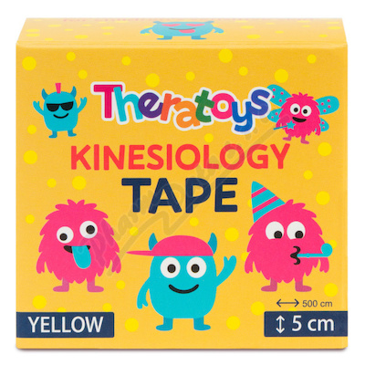 Theratoys Kinesiology tape pro děti žlutý 5x500cm