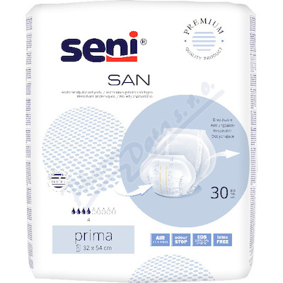 Seni San absorpční vložné pleny prima 30ks