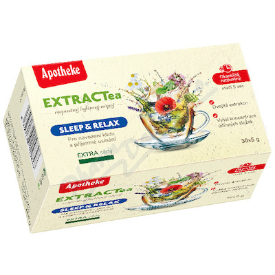Apotheke EXTRACTea Sleep&Relax bylinný nápoj 30x5g