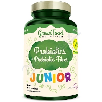 GreenFood Junior Probiotics+Prebiotic Fiber cps.90