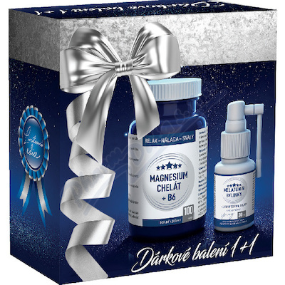 Magnesium Chelát B6 + Melatonin spray 1+1