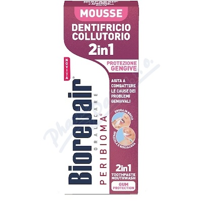 Biorepair zubní pěna Gum Protection 2v1 75ml