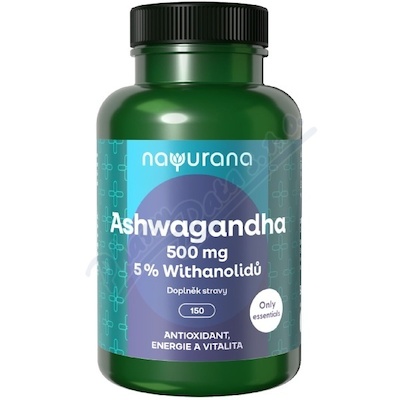 Nayurana Ashwagandha 500mg 5% Withanolides cps.150