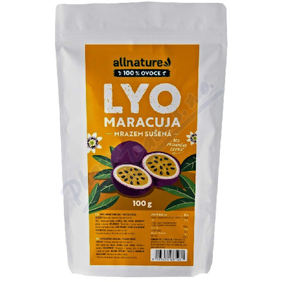 Allnature Maracuja Lyo mrazem sušená 100g