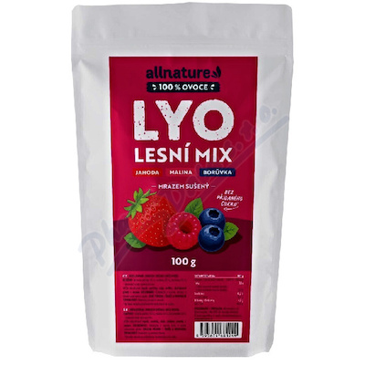 Allnature Lesní mix Lyo mrazem sušený 100g
