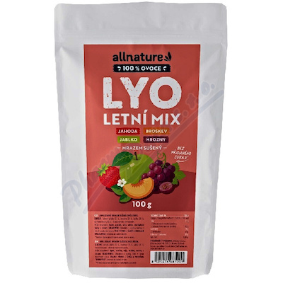 Allnature Letní mix Lyo mrazem sušený 100g