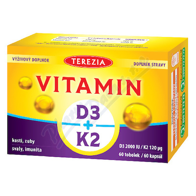 TEREZIA Vitamin D3+K2 tob.60