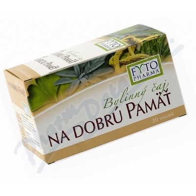 Bylinný čaj na dobrou paměť 20x1.25g Fytopharma