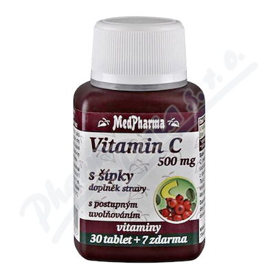 MedPharma Vitamín C 500mg s šípky tbl.37 prod.úč.