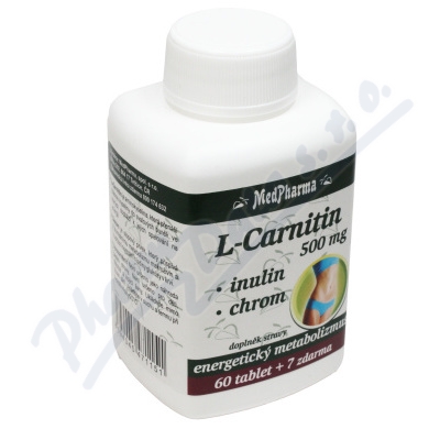 MedPharma L-Carnitin 500mg+Inulin+Chrom tbl.67