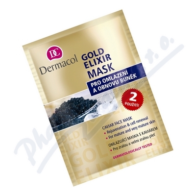 Dermacol Gold Elixír omlaz.kaviár.maska 2x8g