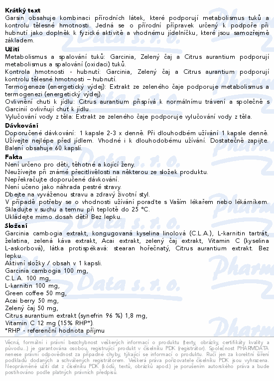 ADVANCE Garsin hubnutí cps.60