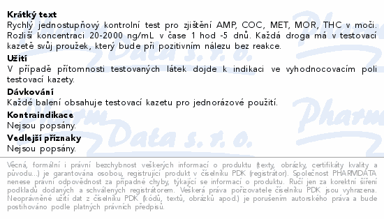 Test na 5 drog z moči