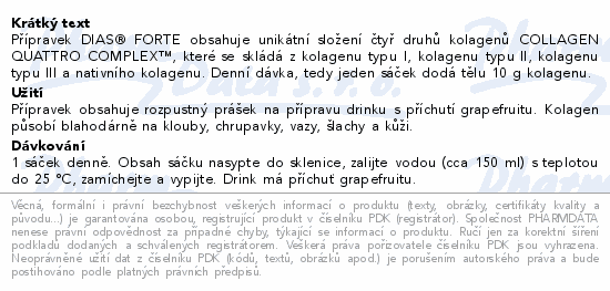 Dias Forte grapefruit 30x11.3g