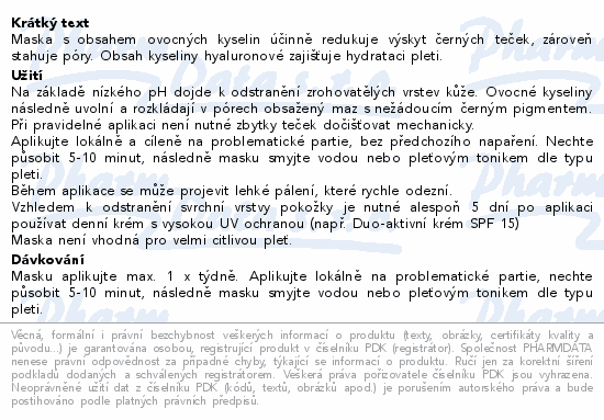 RYOR Aknestop Maska na černé tečky 100ml