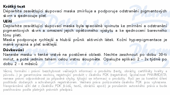 ACM Dépiwhite maska zesvětlující slupovací 40ml