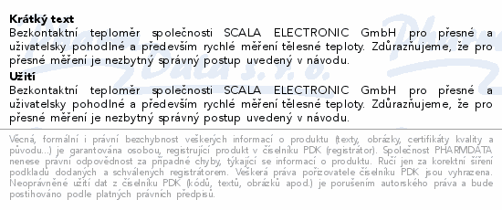 Teploměr bezkontaktní SC-8280 POLYGREEN