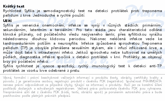 VITAMIN STATION Rychlotest Syfilis