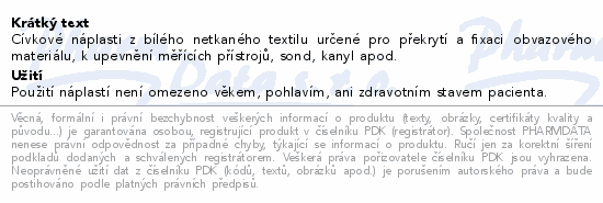 Viacell CN342 cívková náplast 2.5cmx5m