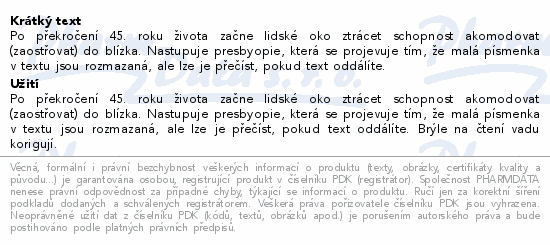 Brýle čtecí +2.00 černé s kovovým doplňkem FLEX