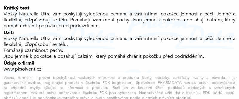 Naturella Ultra Maxi 3 vložky 16ks
