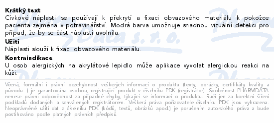 Viacell CM442E cívkové náplasti modré 2.5cmx5m 6ks