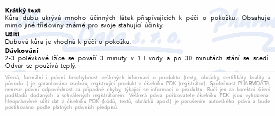 LEROS Dubová kůra 75g