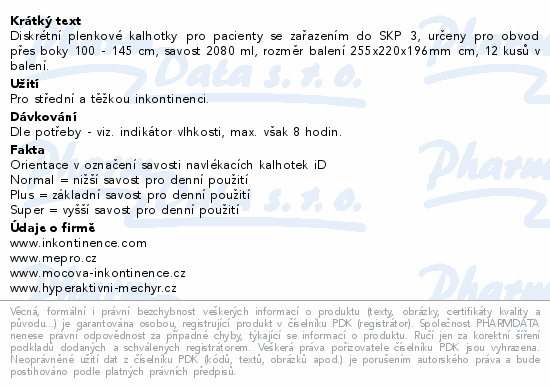 iD Pants Super L 12ks