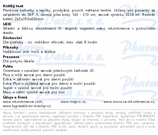 iD Slip Bariatric Super XXL 15ks