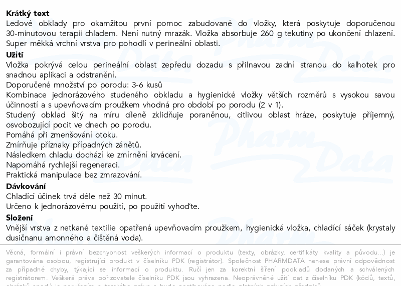 MomCare chladící vložka 1ks