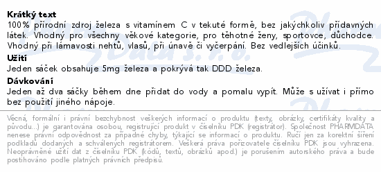 Ferrotone s vitamínem C sáčky 28x25ml