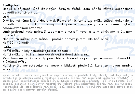 WoodWick Black Cherry vonná svíčka 453.6g