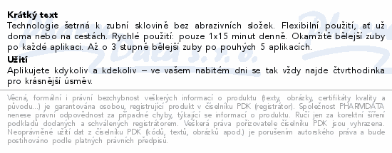 Perl Weiss Bělící pásky 5ks