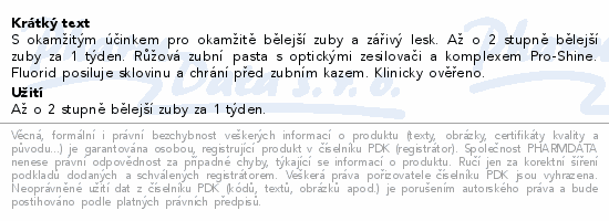 Perl Weiss Bělící zubní pasta White&Gloss 50ml