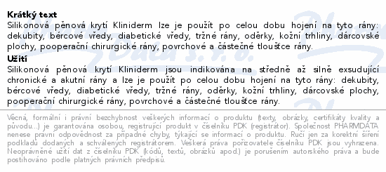 Superabsorpční obvaz Kliniderm 20x40cm 10ks