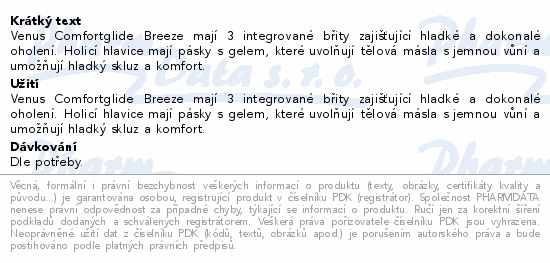 Gillette Venus Comfortgl.Breeze náh.hlavice XL 8ks