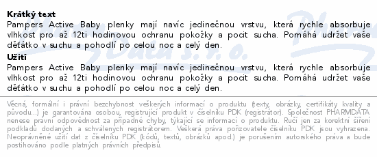 Pampers Active Baby 5 plenky 11-16kg 150ks