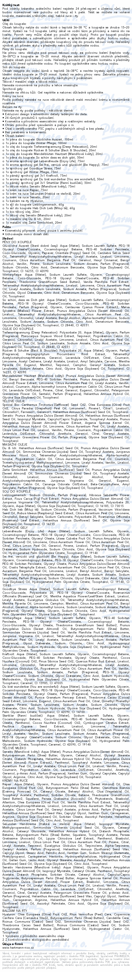 Kneipp Adventní kalendář set 2025 24ks