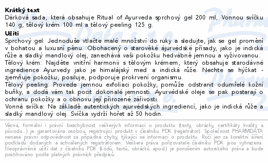 Rituals The Ritual of Ayurveda Med.Gift set 2025