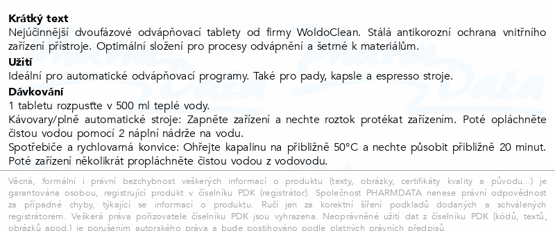 WoldoClean Odvápňovací tablety dvoufázové 14ks